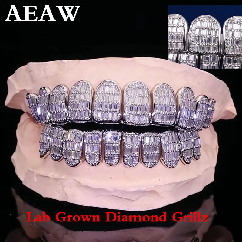 Yellow Body Jewelry - AEAW เพชรเลี้ยงในห้องปฏิบัติการแบบกำหนดเอง HPHT ทรงบาแก็ตต์ 8 ด้านบนและ