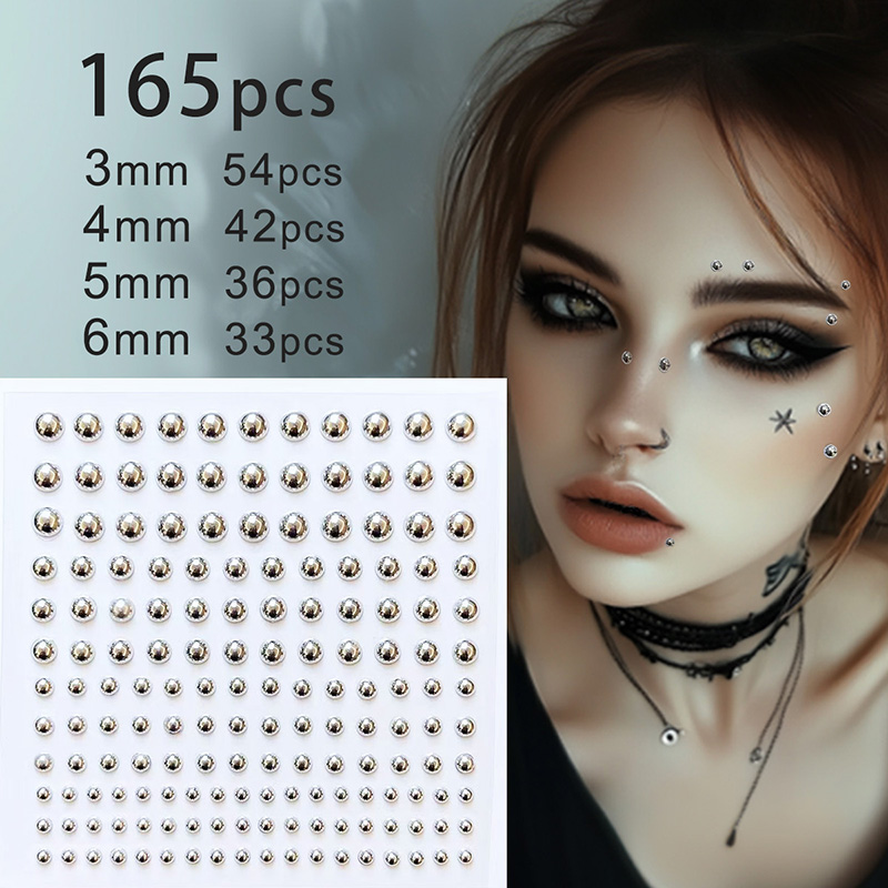 Body Jewelry Diamond - 3D Face Eyes Party แต่งหน้า Tattoo