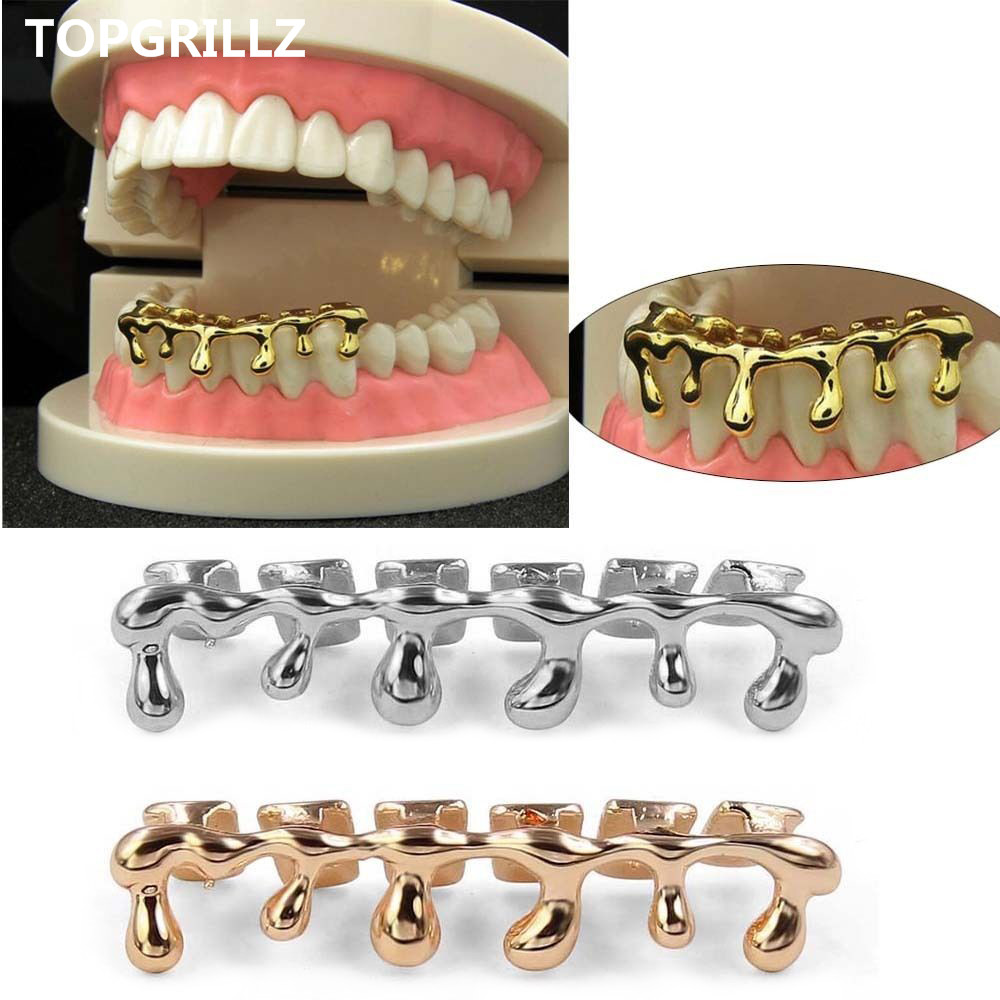 Yellow Body Jewelry - TOPGRILLZ Fit Light สีเหลืองทองสี Rose Plated