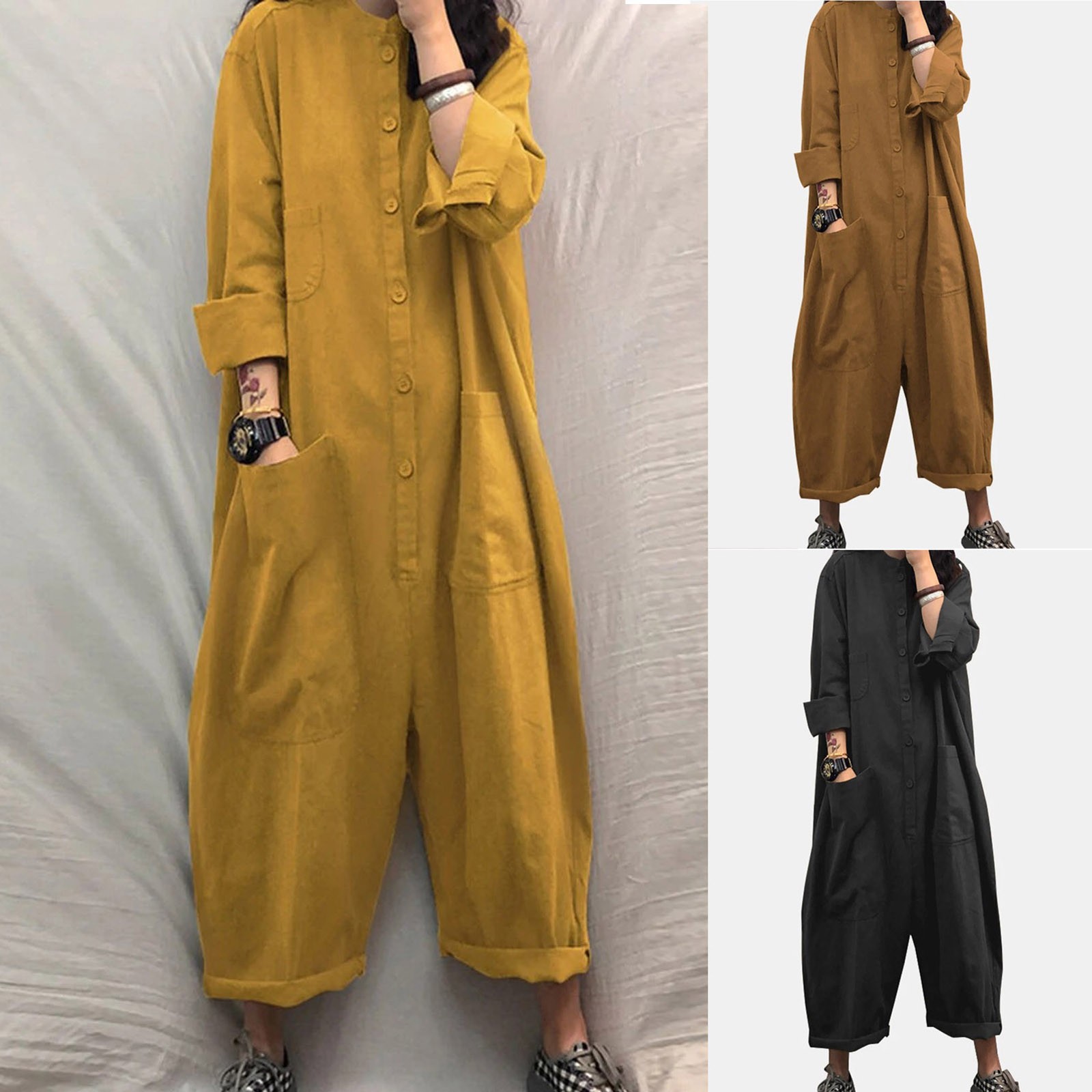 ผู้หญิงJumpsuit 2024 หญิงขนาดใ - Body Jewelry Plus บทวิจารณ์และราคา
