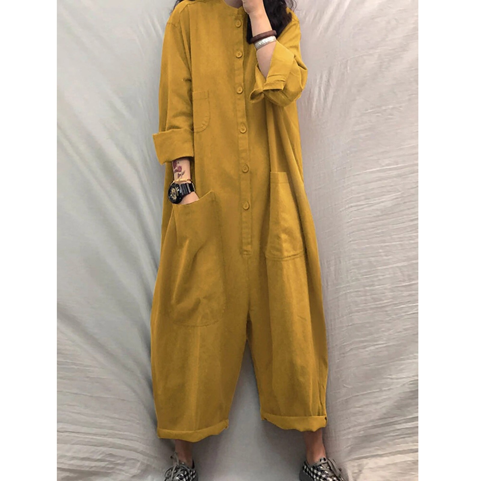 ผู้หญิงJumpsuit 2024 หญิงขนาดใ - Body Jewelry Plus บทวิจารณ์และราคา