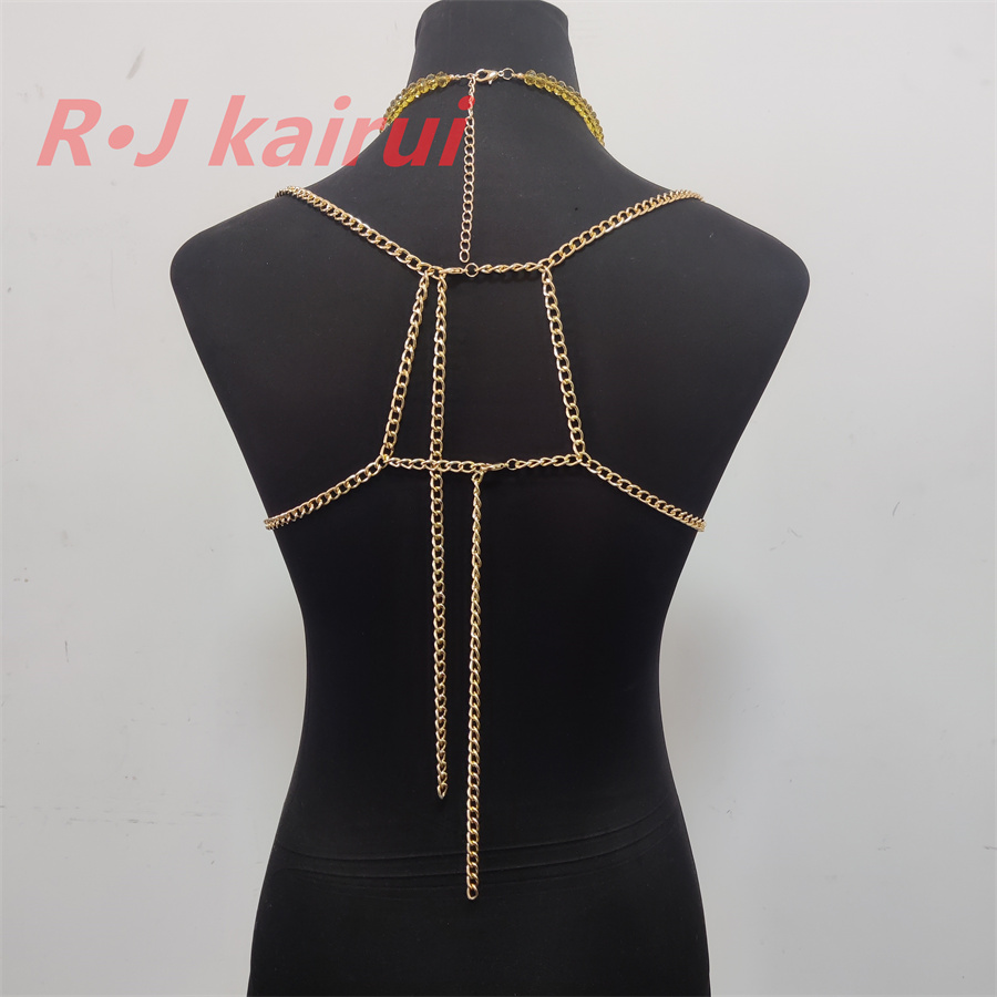 RJ แฟชั่นเซ็กซี่โลหะสีเหลืองสี - Yellow Body Jewelry บทวิจารณ์และราคา