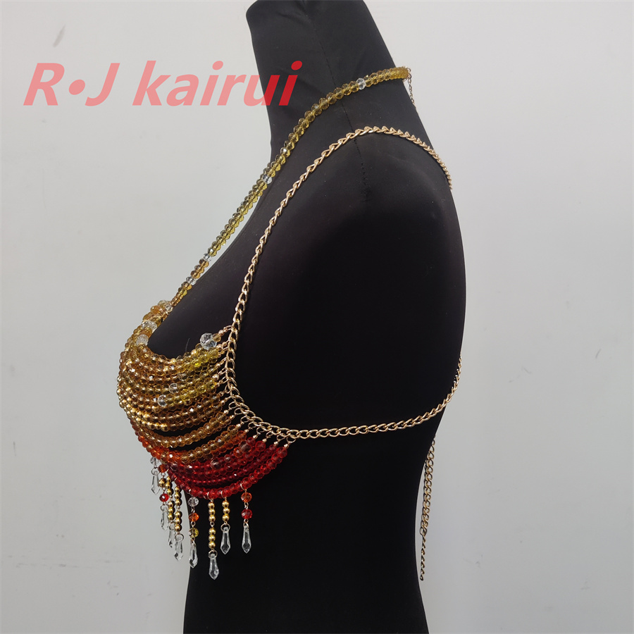 RJ แฟชั่นเซ็กซี่โลหะสีเหลืองสี - Yellow Body Jewelry บทวิจารณ์และราคา