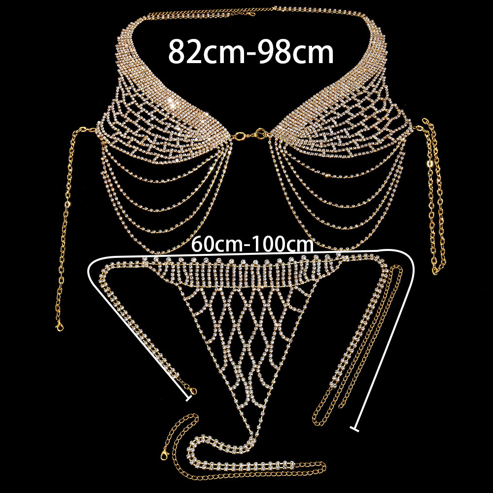 Stonefans ชุดชั้นในพู่ห้อยพลอย - Body Jewelry Harness บทวิจารณ์และราคา