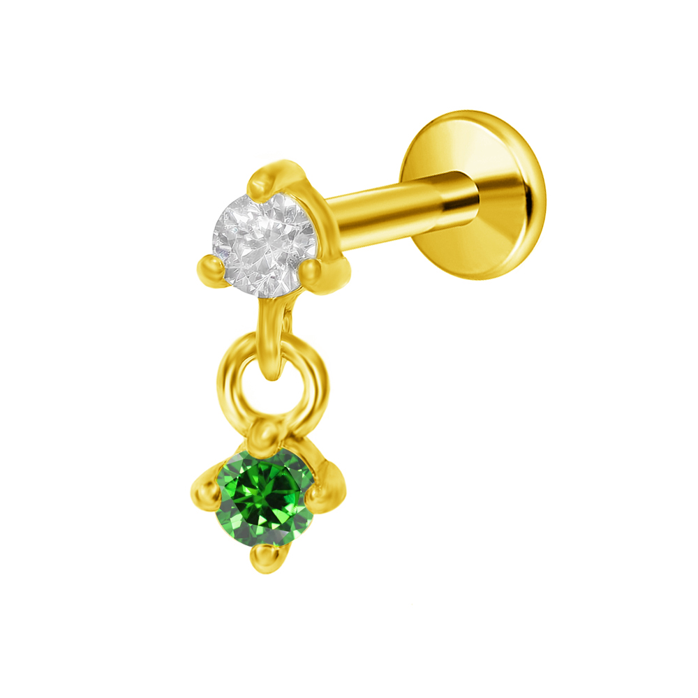 G23 ไทเทเนียม Moon Star จี้ La - Body Jewelry Threadless บทวิจารณ์และราคา