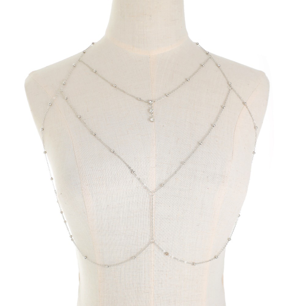 คริสตัลเซ็กซี่หน้าอก Chain สแต - Body Jewelry Harness บทวิจารณ์และราคา