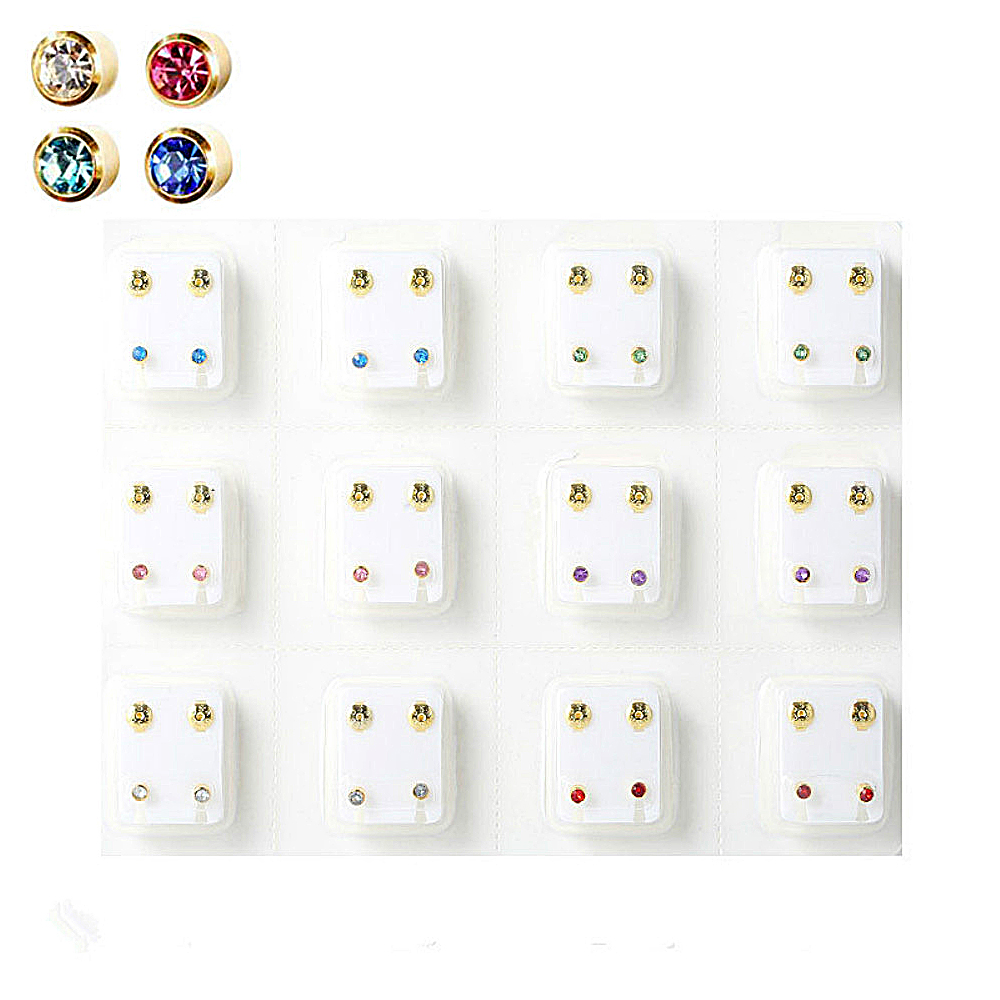ต่างหูคริสตัลทางการแพทย์ชุดเคร - Body Jewelry Surgical Steel บทวิจารณ์และราคา