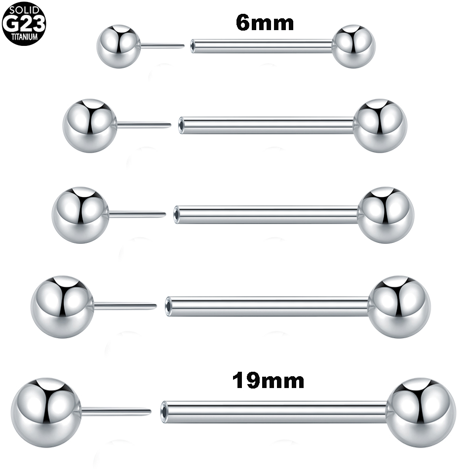 1 PC/5Pcs G23 ไทเทเนียมเกลียวป - Body Jewelry Threadless บทวิจารณ์และราคา