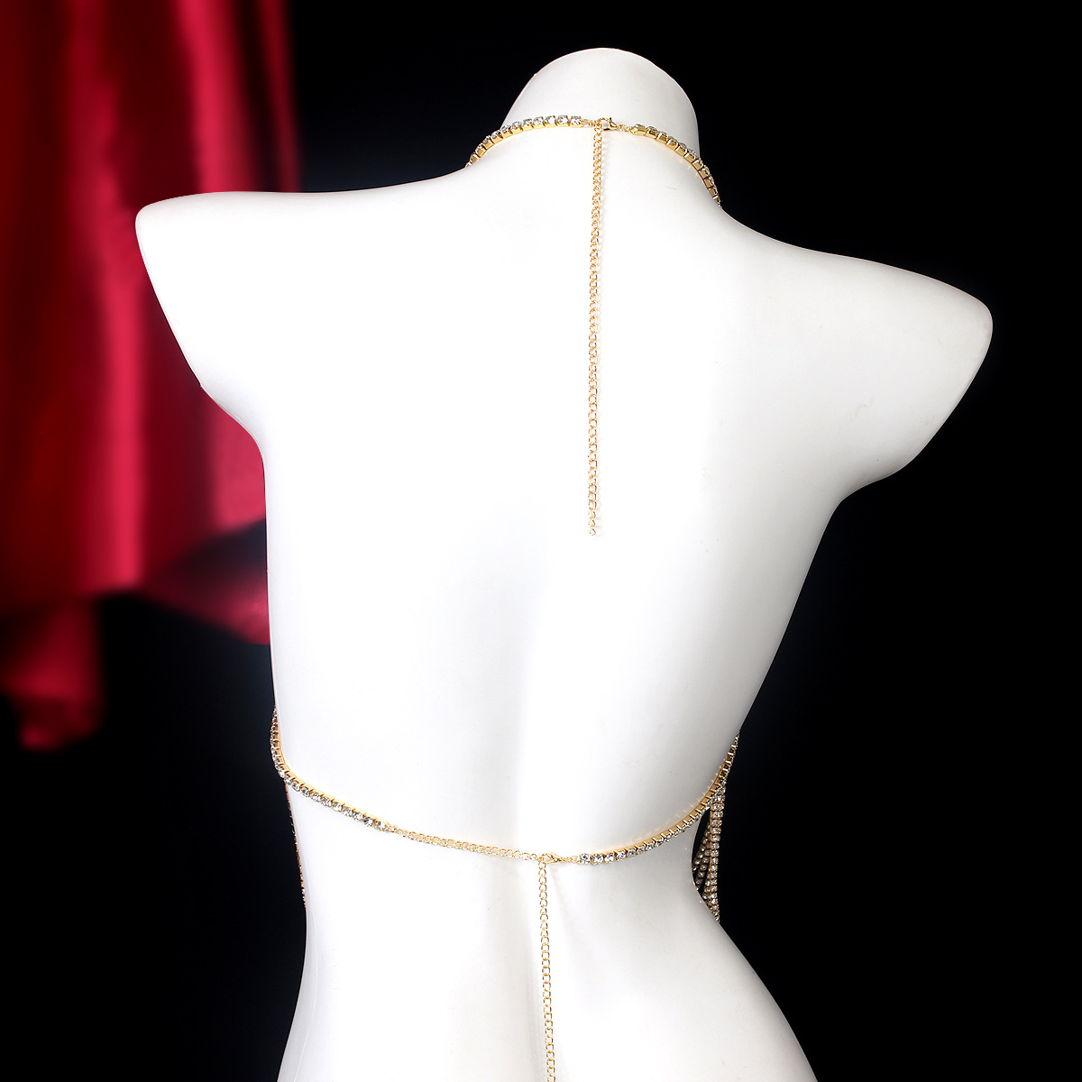 พู่ลายทางที่หรูหราสไตล์วินเทจพ - Body Jewelry Harness บทวิจารณ์และราคา