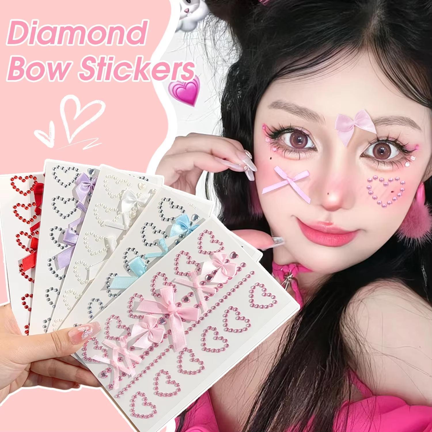 1 แผ่นริบบิ้นสีแดงโบว์งานฝีมือ - Body Jewelry Diamond บทวิจารณ์และราคา