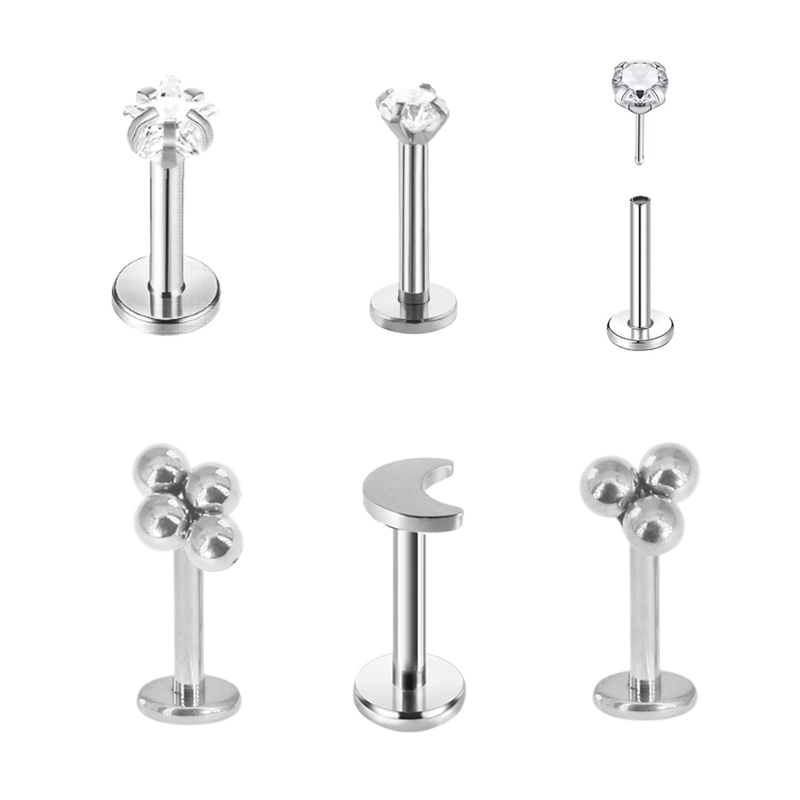 ลูกบอลคลัสเตอร์เหล็กสำหรับการผ - Body Jewelry Threadless บทวิจารณ์และราคา