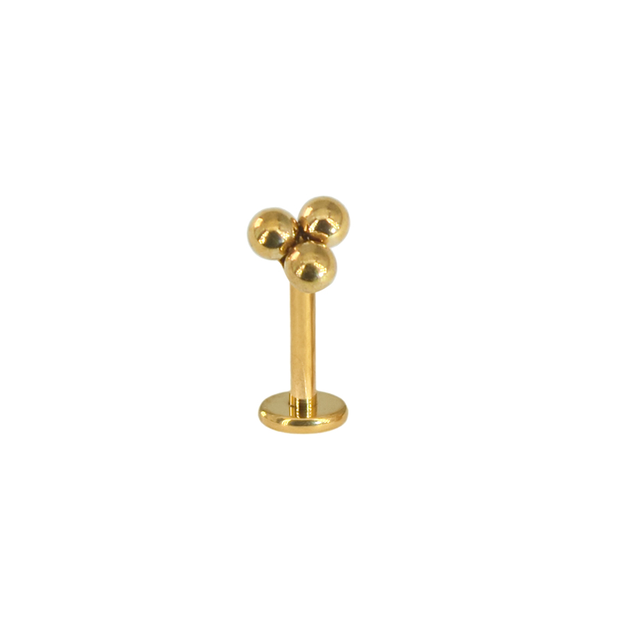 ลูกบอลคลัสเตอร์เหล็กสำหรับการผ - Body Jewelry Threadless บทวิจารณ์และราคา