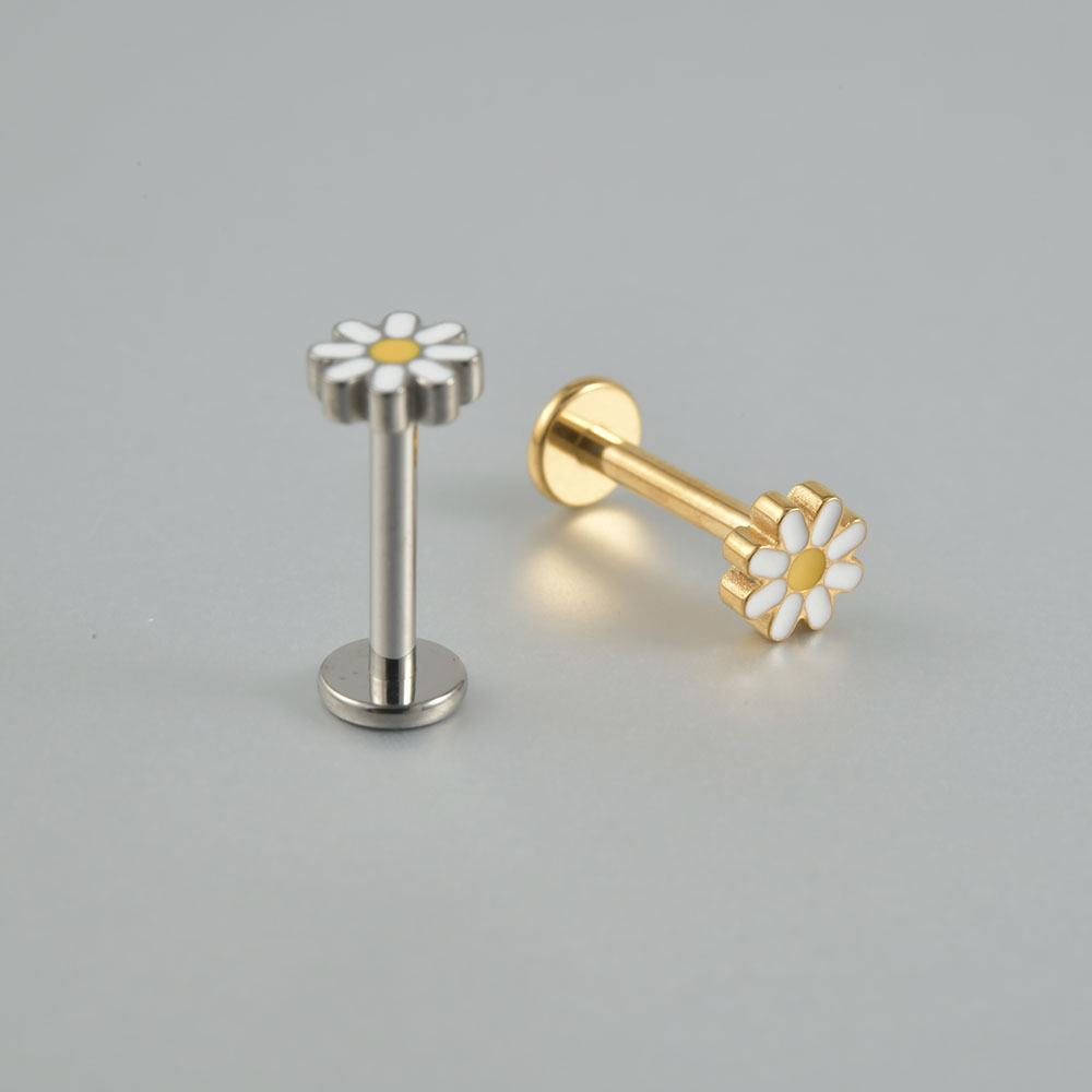 1PC G23 ไทเทเนียม Threadless P - Body Jewelry Threadless บทวิจารณ์และราคา