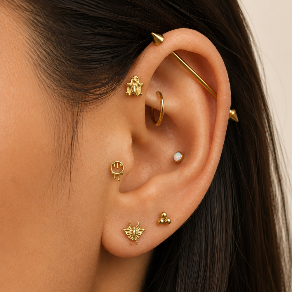 Casvort 1 ชิ้น ASTM F136 ไทเทเ - Body Jewelry Threadless บทวิจารณ์และราคา