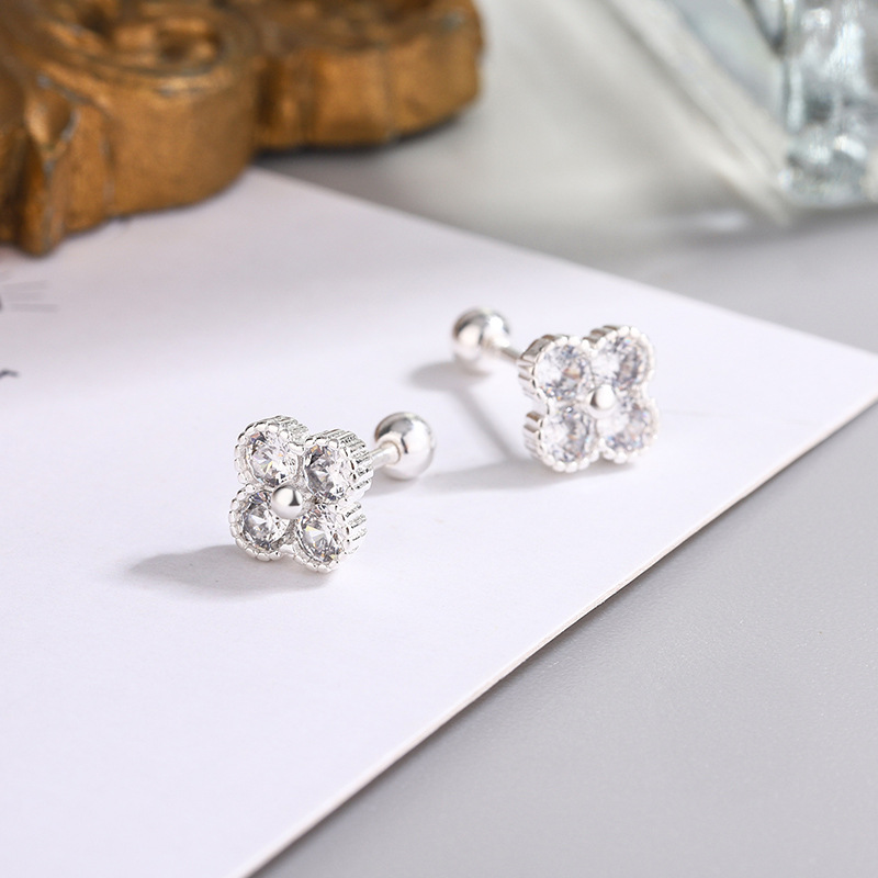 925 เงินสเตอร์ลิงสี่รอบZirconต - Body Jewelry Diamond บทวิจารณ์และราคา