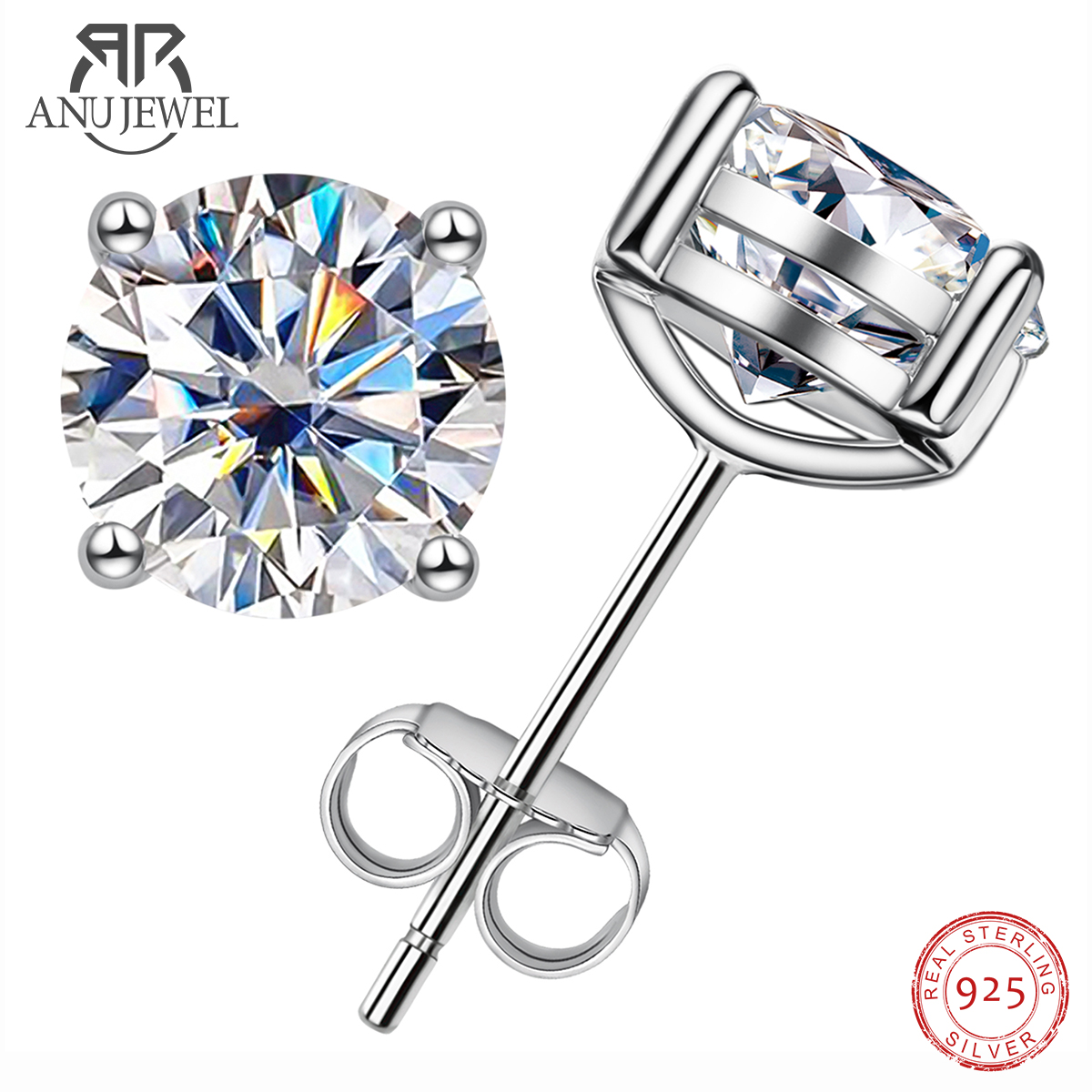 อานูจิวล์ 2ct D สีมอยซาไนต์ 92 - Body Jewelry Diamond บทวิจารณ์และราคา