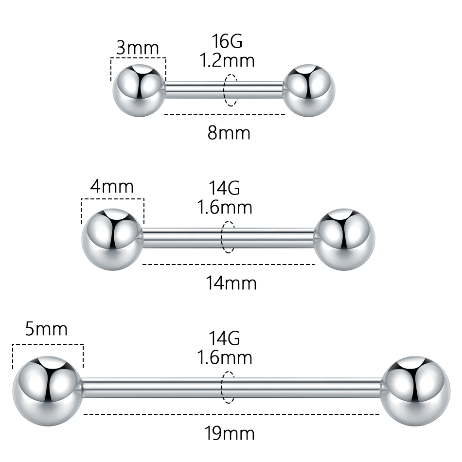 5/10Pcs G23 ไทเทเนียมเกลียว Pu - Body Jewelry Threadless บทวิจารณ์และราคา
