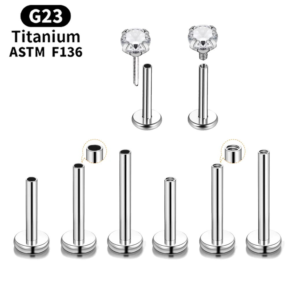 ขายส่งฐานเกลียว ASTM F136 เครื - Body Jewelry Threadless บทวิจารณ์และราคา