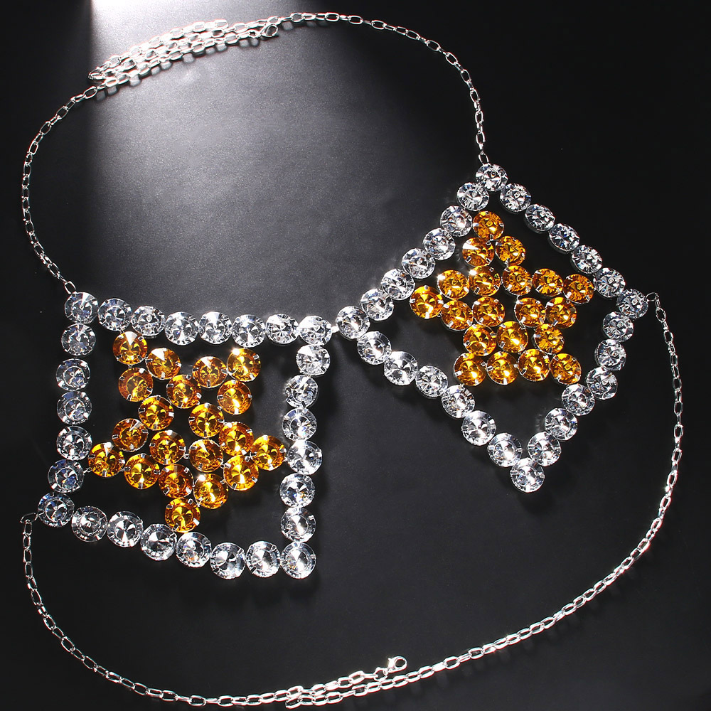 เซ็กซี่สีเหลือง Pentagram สร้อ - Yellow Body Jewelry บทวิจารณ์และราคา
