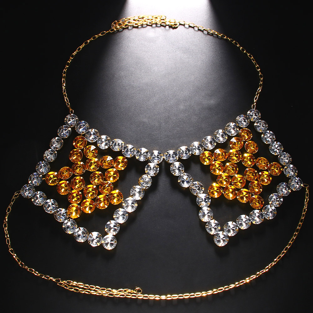 เซ็กซี่สีเหลือง Pentagram สร้อ - Yellow Body Jewelry บทวิจารณ์และราคา