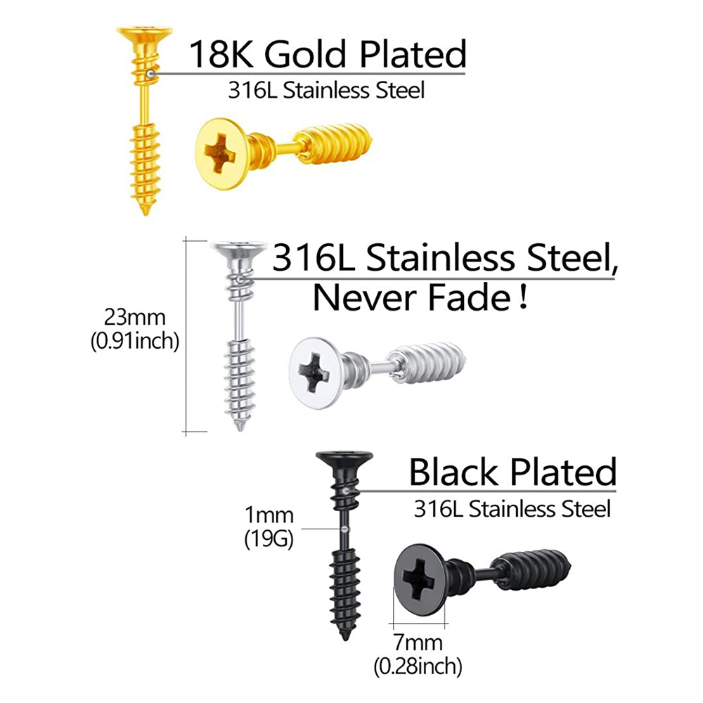 2Pcs ผ่าตัดเหล็ก Tragus Helix  - Body Jewelry Surgical Steel บทวิจารณ์และราคา