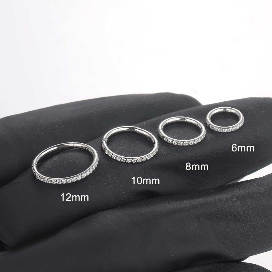 1pcs 6/8/10/12 มม.เหล็กผ่าตัดZ - Body Jewelry Surgical Steel บทวิจารณ์และราคา