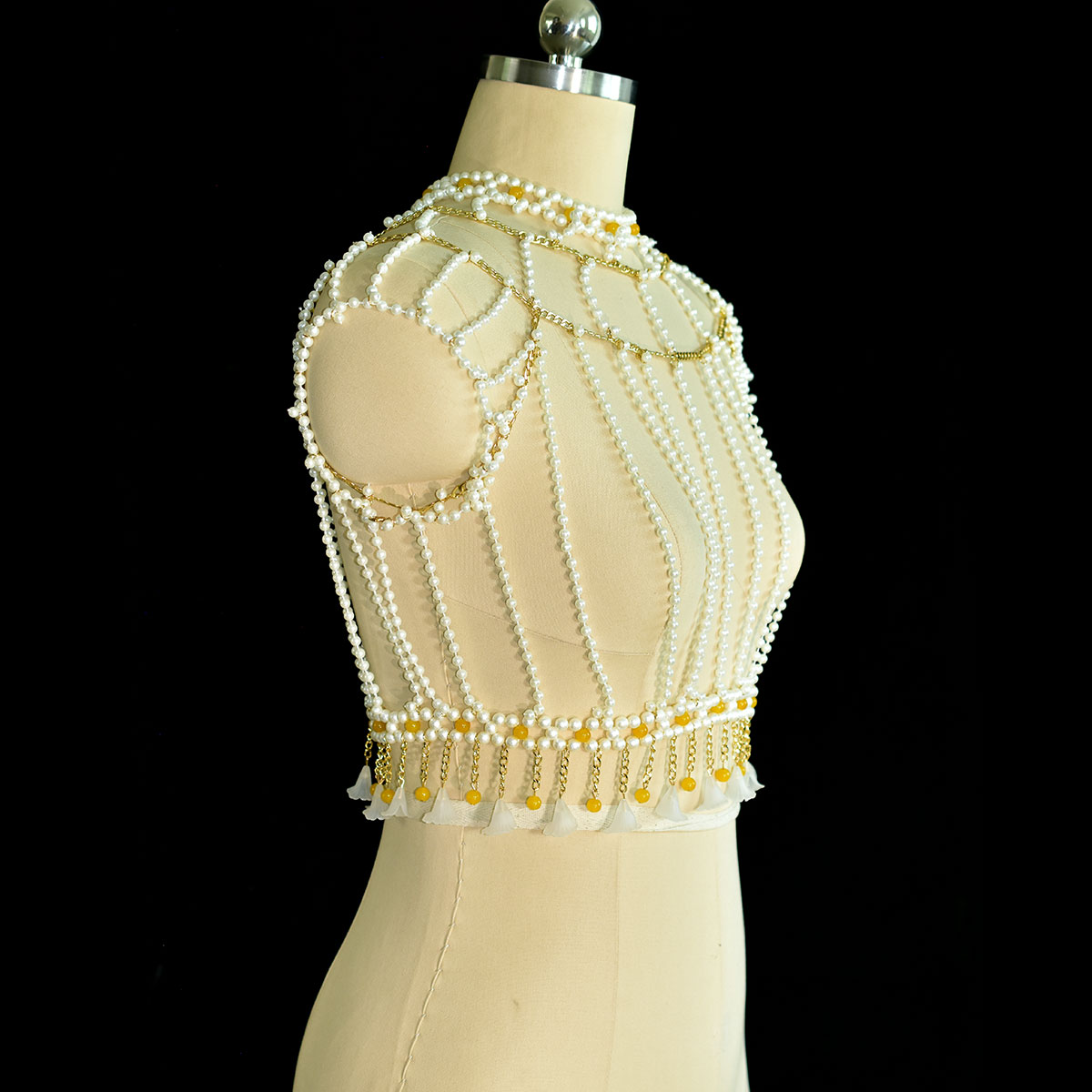 แฟชั่นหรูหราหรูหราหรูหราเลียนแ - Yellow Body Jewelry บทวิจารณ์และราคา